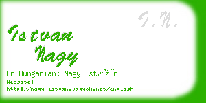 istvan nagy business card